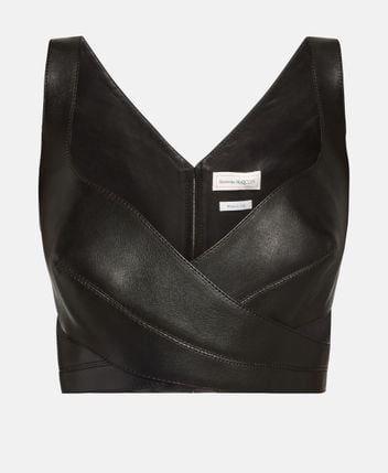 Leather top