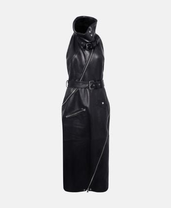 Leather dress