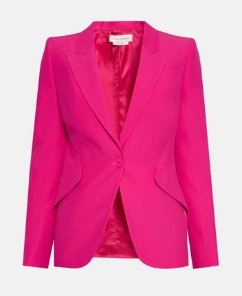 Single-button blazer