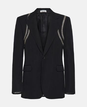 Wool suit jacket