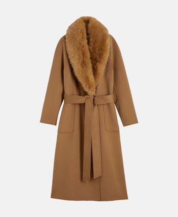 Wool-blend coat
