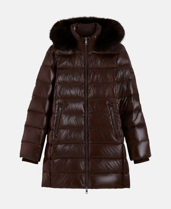 Down coat Glossy