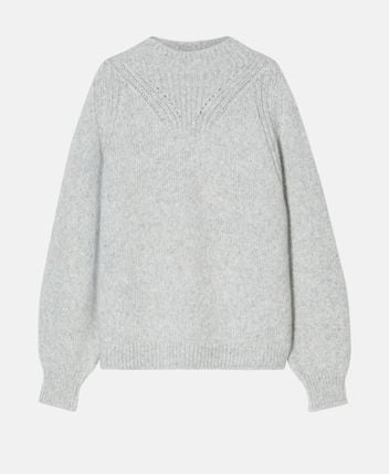 Wool-blend pullover