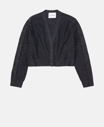 Wool-blend cardigan