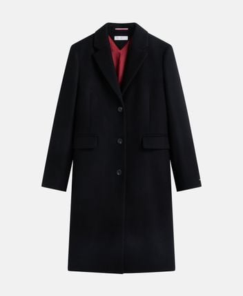Wool-blend coat