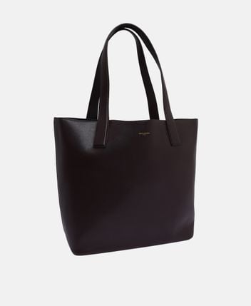 Leather tote bag