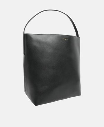 Leather shopper
