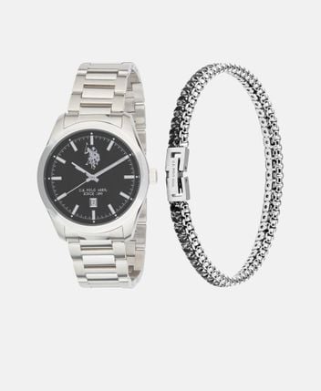 Watch and bracelets set Roman