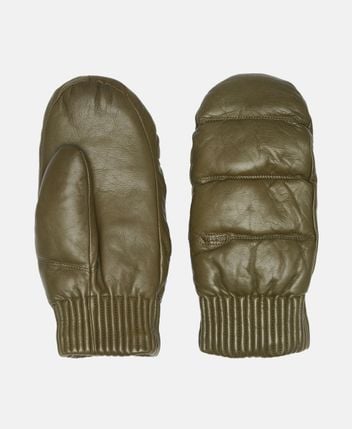 Leather mits