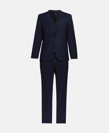 Wool three-piece suit