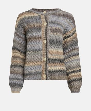 Wool-blend cardigan