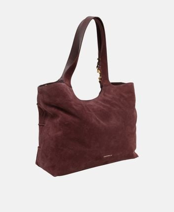 Leather shopper