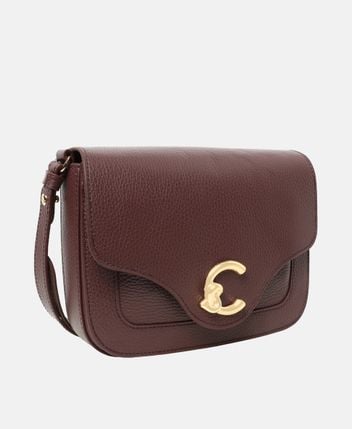 Leather cross body bag