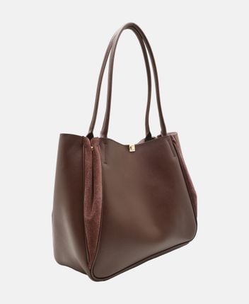 Leather shopper Pansy