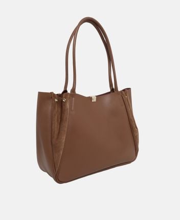 Leather shopper Pansy