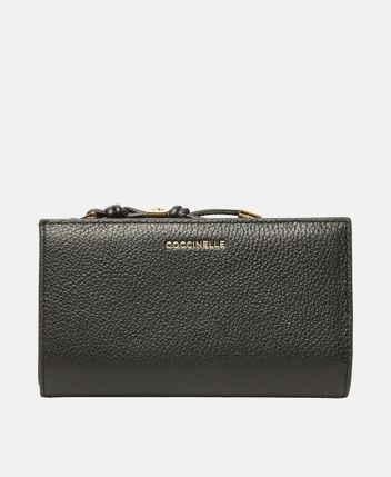 Leather wallet Pansy