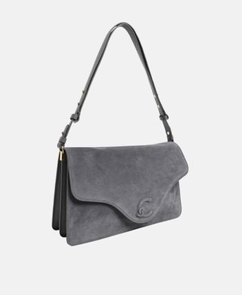 Leather shoulder bag