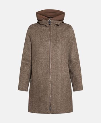 Wool-blend coat