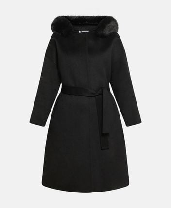 Wool-blend coat