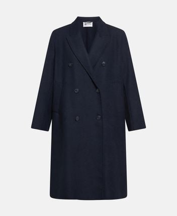 Wool-blend coat