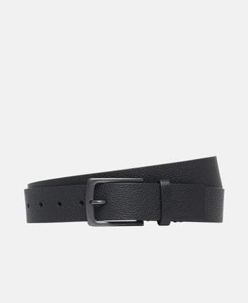 Leather belt Pebble