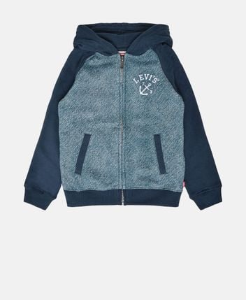 Hooded sweat jacket