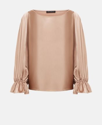 Satin shirt blouse