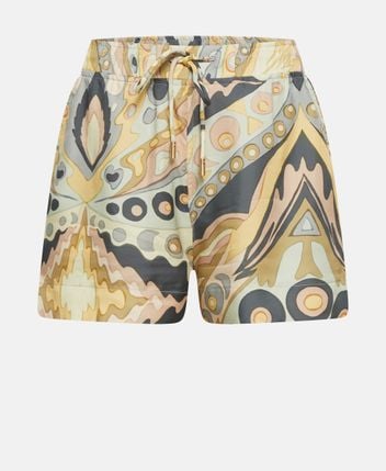 Silk-blend shorts