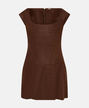 Linen-blend dress Mickie