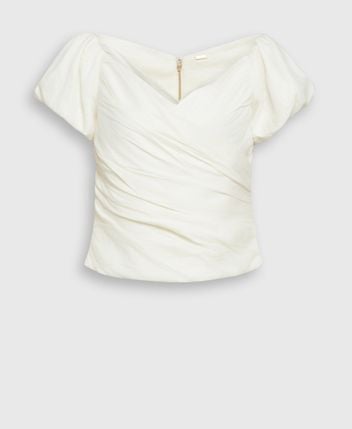 Linen-blend blouse Helene