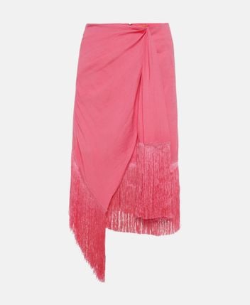 Linen-blend skirt Veronika