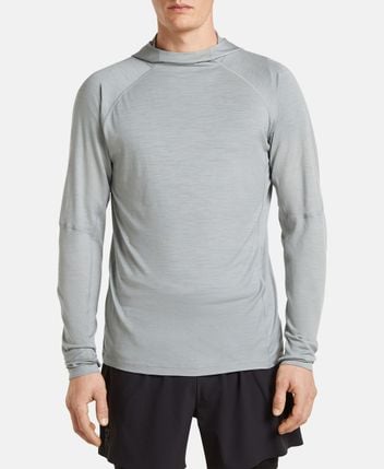 Wool long-sleeved top
