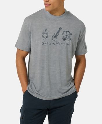 Wool-blend functional shirt Van Life Bio