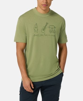 Wool-blend functional shirt Van Life Bio