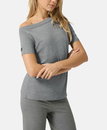Wool-blend functional shirt