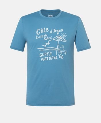 Wool-blend functional shirt COTE D'AZUR