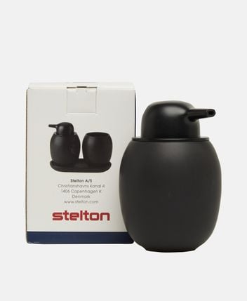 Toothbrush holder and soap dispenser set