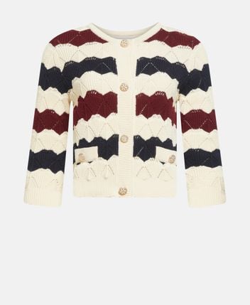 Wool-blend cardigan