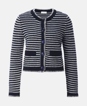 Wool-blend cardigan