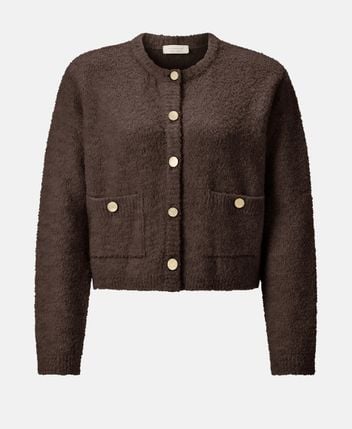 Wool-blend cardigan