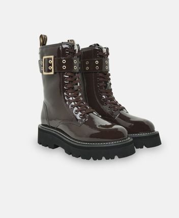 Lace-up ankle boot