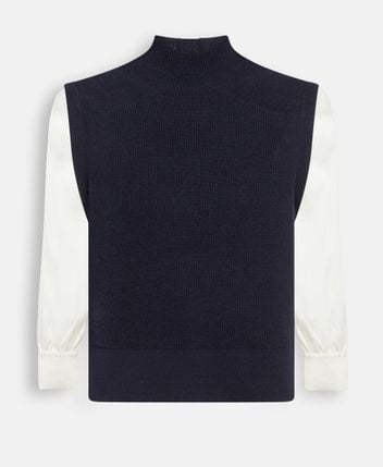 Wool-blend shirt blouse Caycey