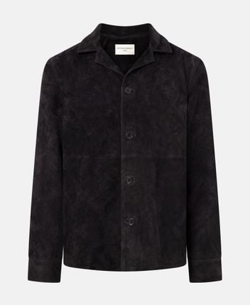 Leather shirt JULIEN OVERSHIRT GOAT SUEDE
