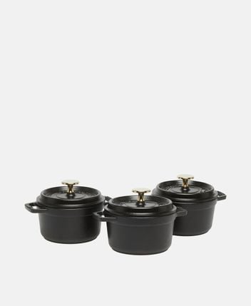 Cooking pot set, 3 pcs. La Cocotte