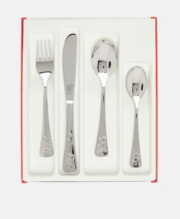 Cutlery set of 4 Teddy