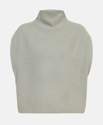 Wool sleeveless pullover