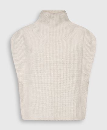 Wool sleeveless pullover