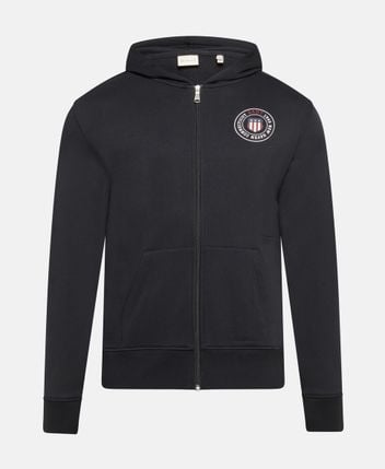 Hooded sweat jacket