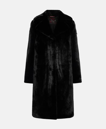 Faux fur coat