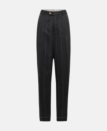 Wool-blend trousers
